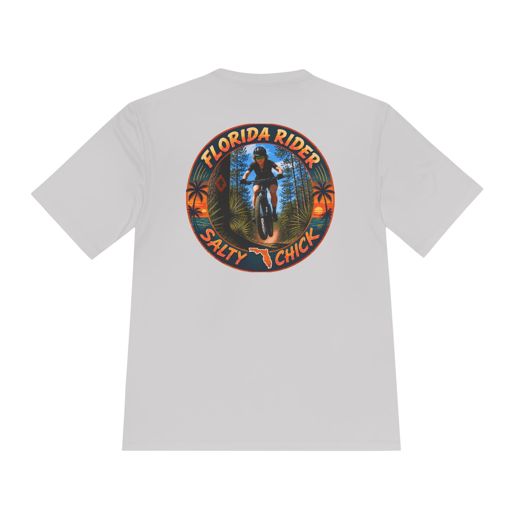 Salty Chick Shred Ready Performance Tee – Mountain Biking & Trails