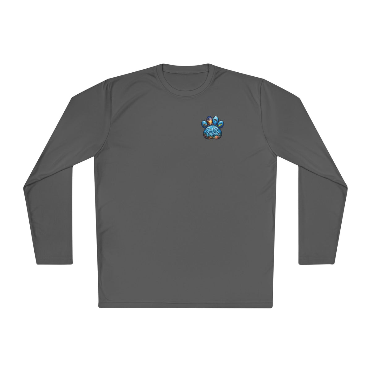 Unisex Moisture Wicking Long Sleeve- Paw me to the Ocean