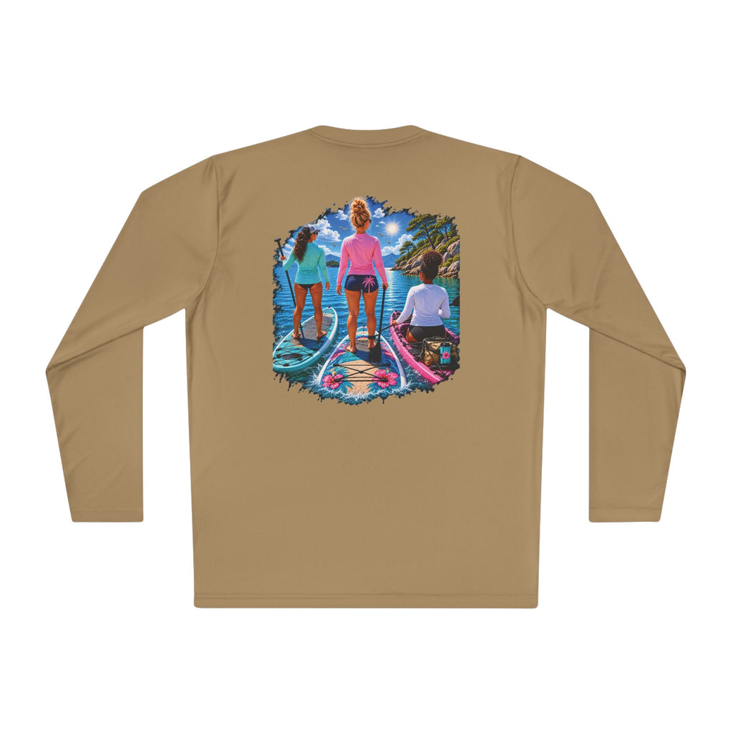 Paddleboading on the river Moisture Wicking Long Sleeve