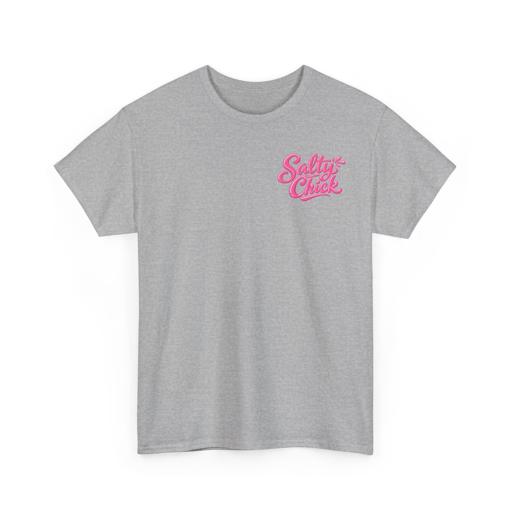 Salty Chick Hooked & Happy Heavy Cotton Tee – Fishing