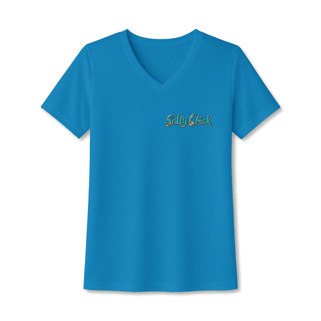 PosiCharge RacerMesh Doggie V-Neck Tee