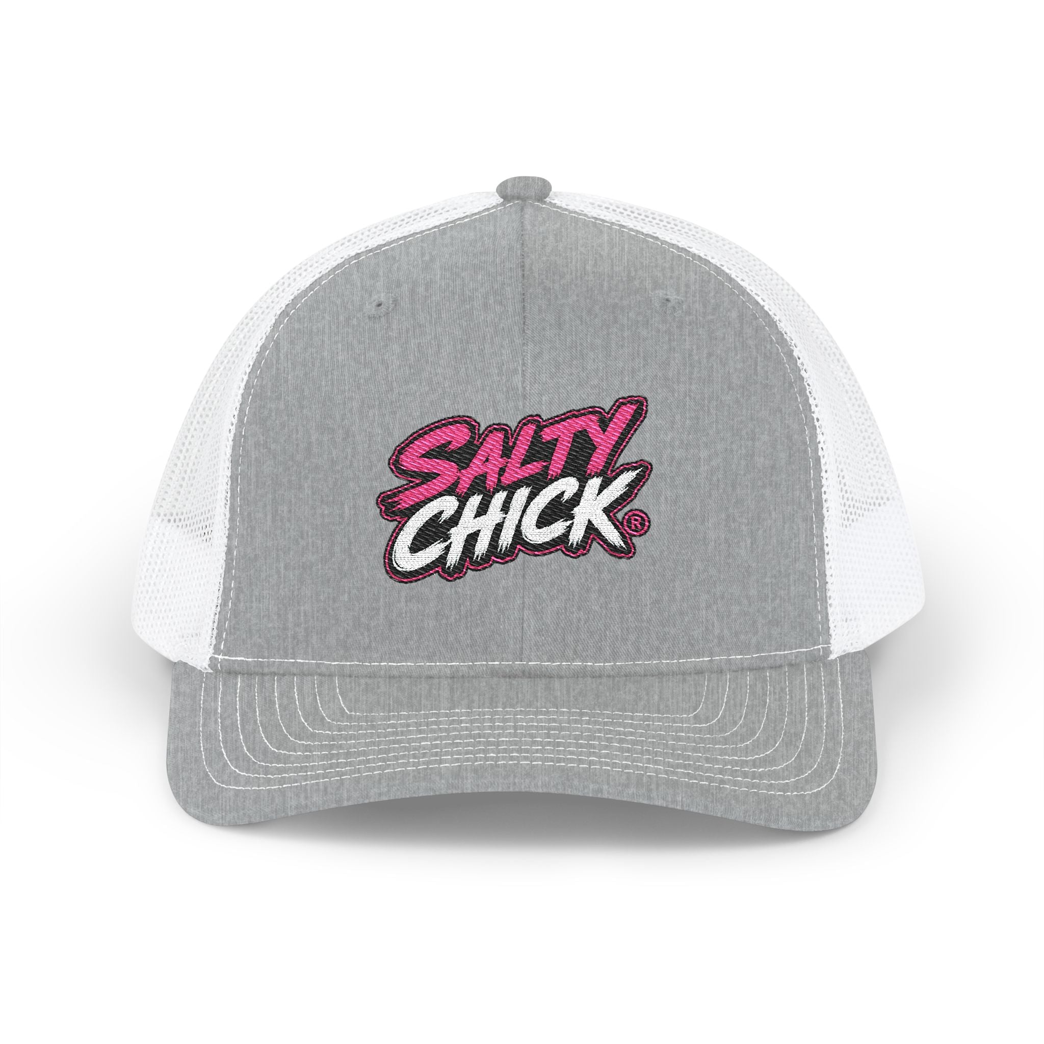 Salty Chick Embroidered Trucker Snapback Hat