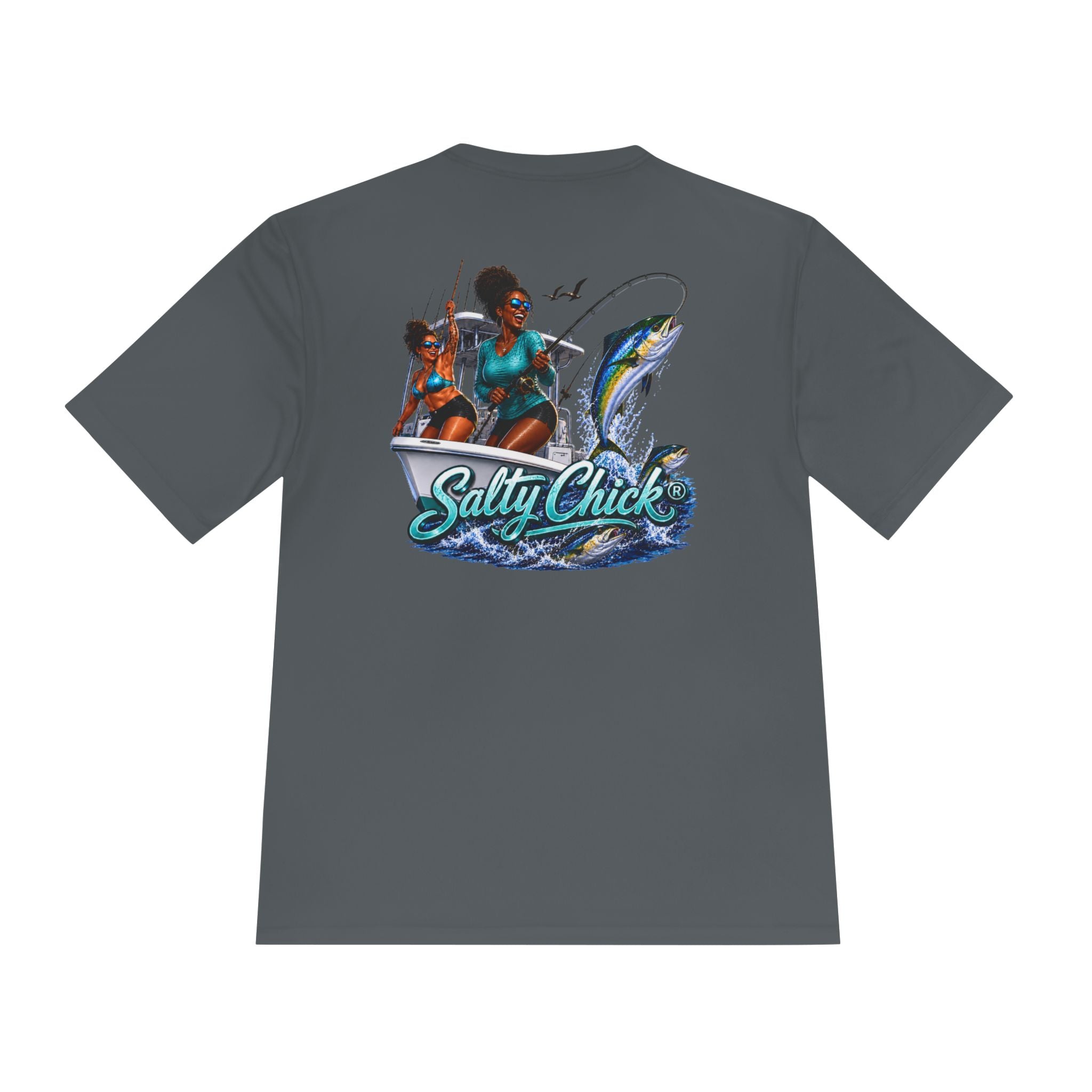 Salty Chick Saltwater Soul Moisture Wicking Tee – Fishing