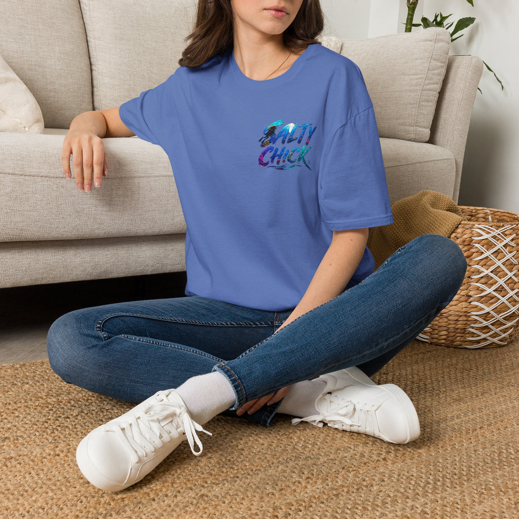 Salty Chick Diver Down Cotton Tee – Coastal Life