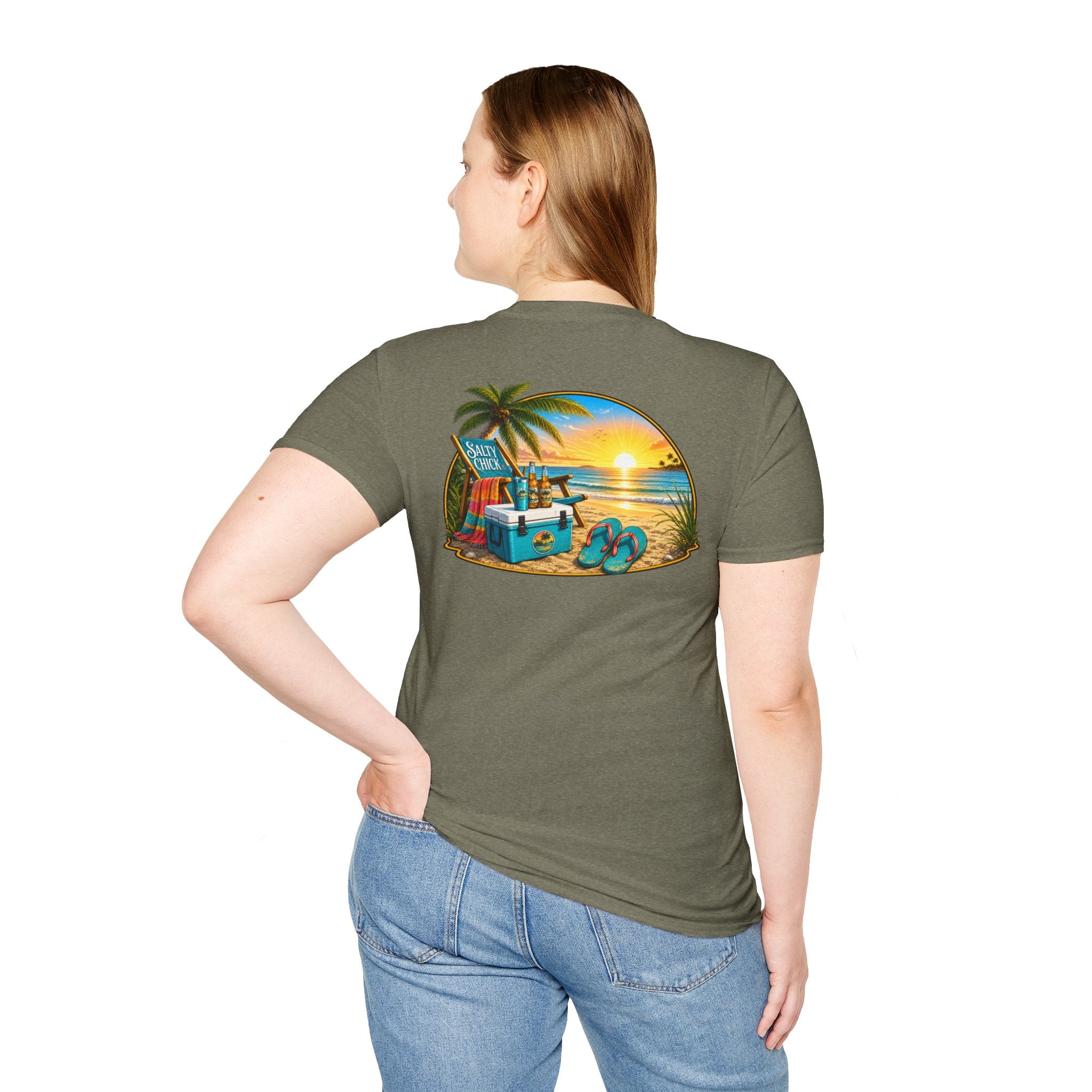 Salty Chick Shore Thing Cotton Tee – Coastal Life