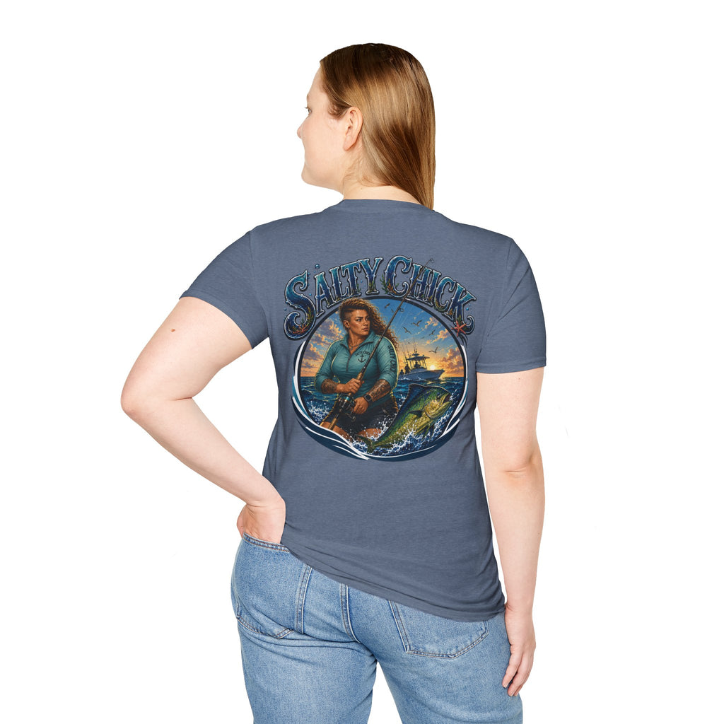 Salty Chick Saltwater Soul Cotton Tee – Fishing