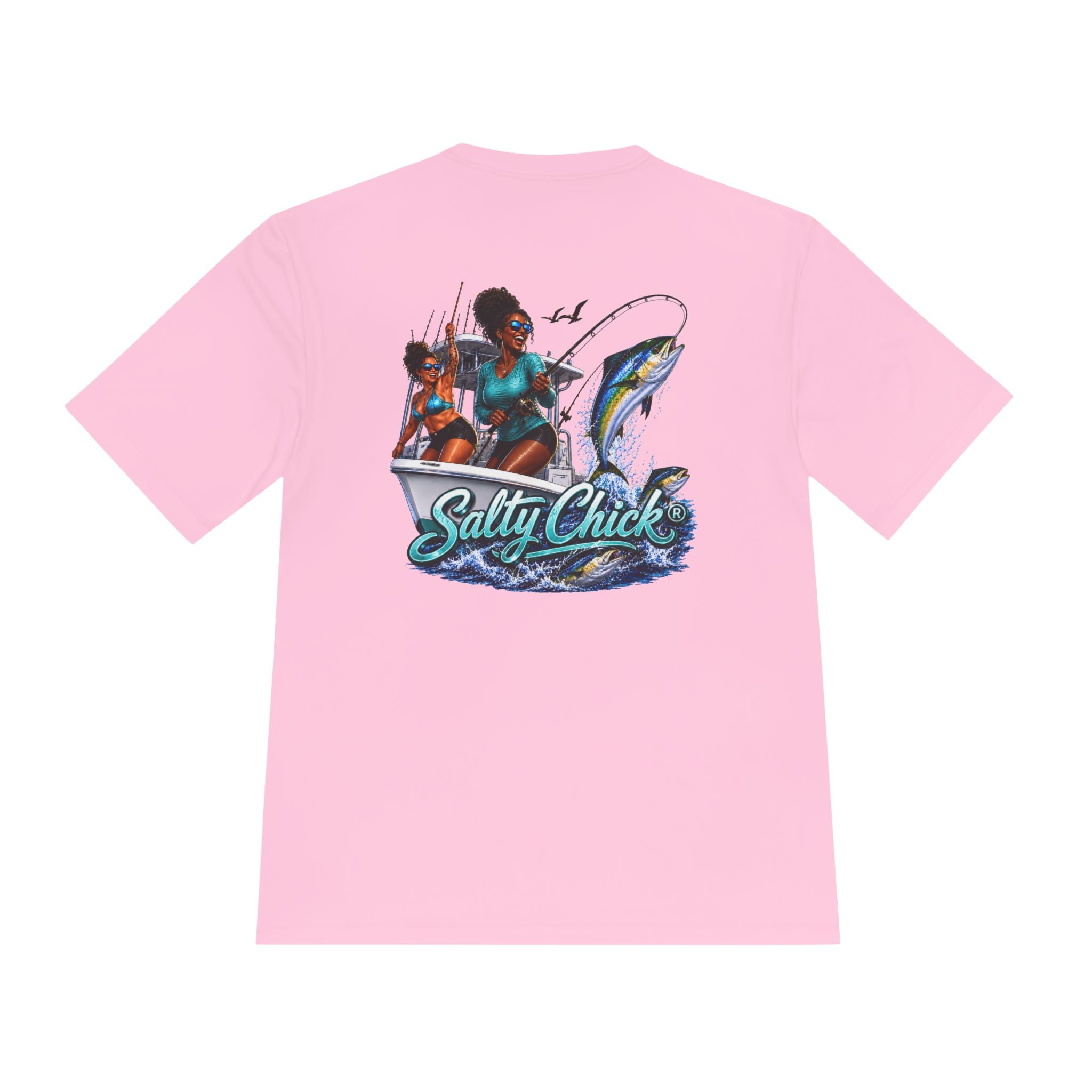 Salty Chick Saltwater Soul Moisture Wicking Tee – Fishing