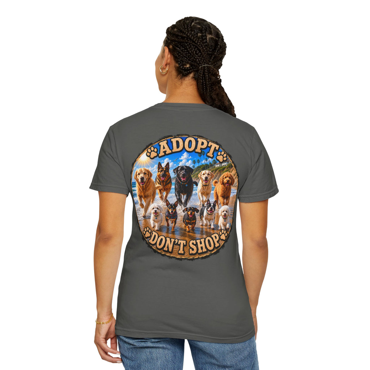 Adopt Don’t Shop Dog Cotton T‑Shirt
