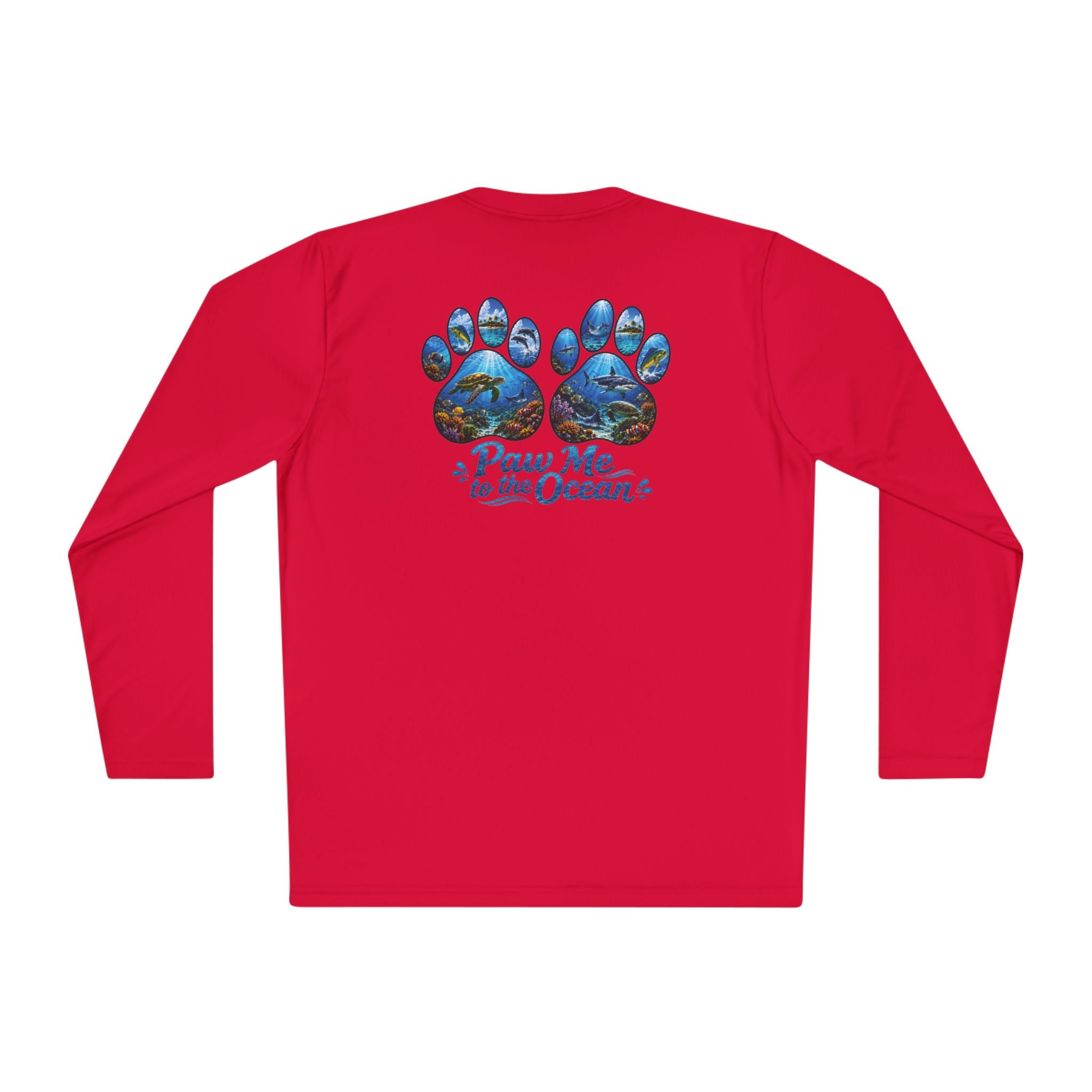 Salty Chick Paw Me to the Ocean Long Sleeve Performance Tee – Coastal Life