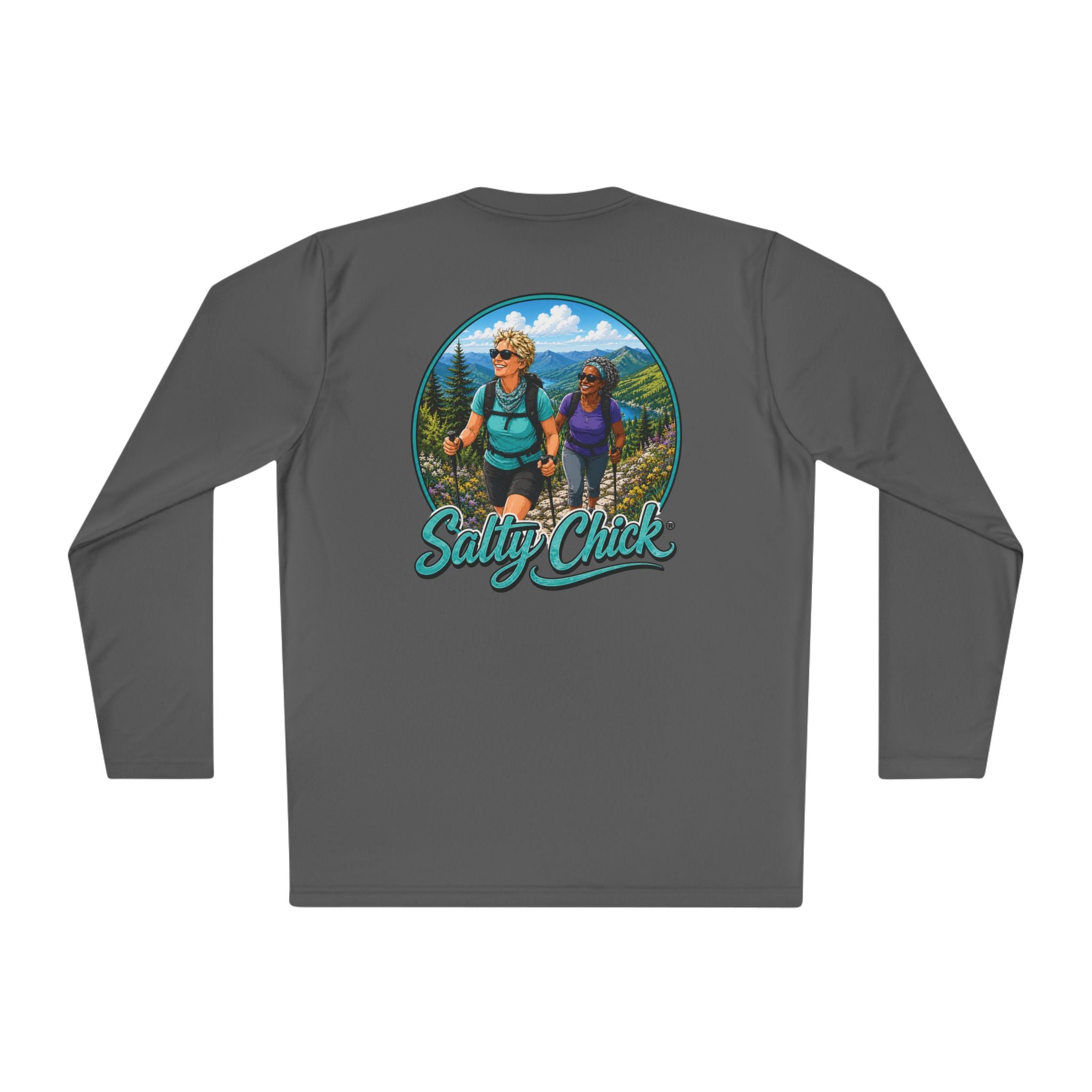 Salty Chick Trail Blazer Long Sleeve Performance Tee – Mountain Biking & Trails