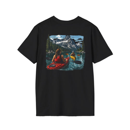 Kayaking Moutain River Cotton Tee