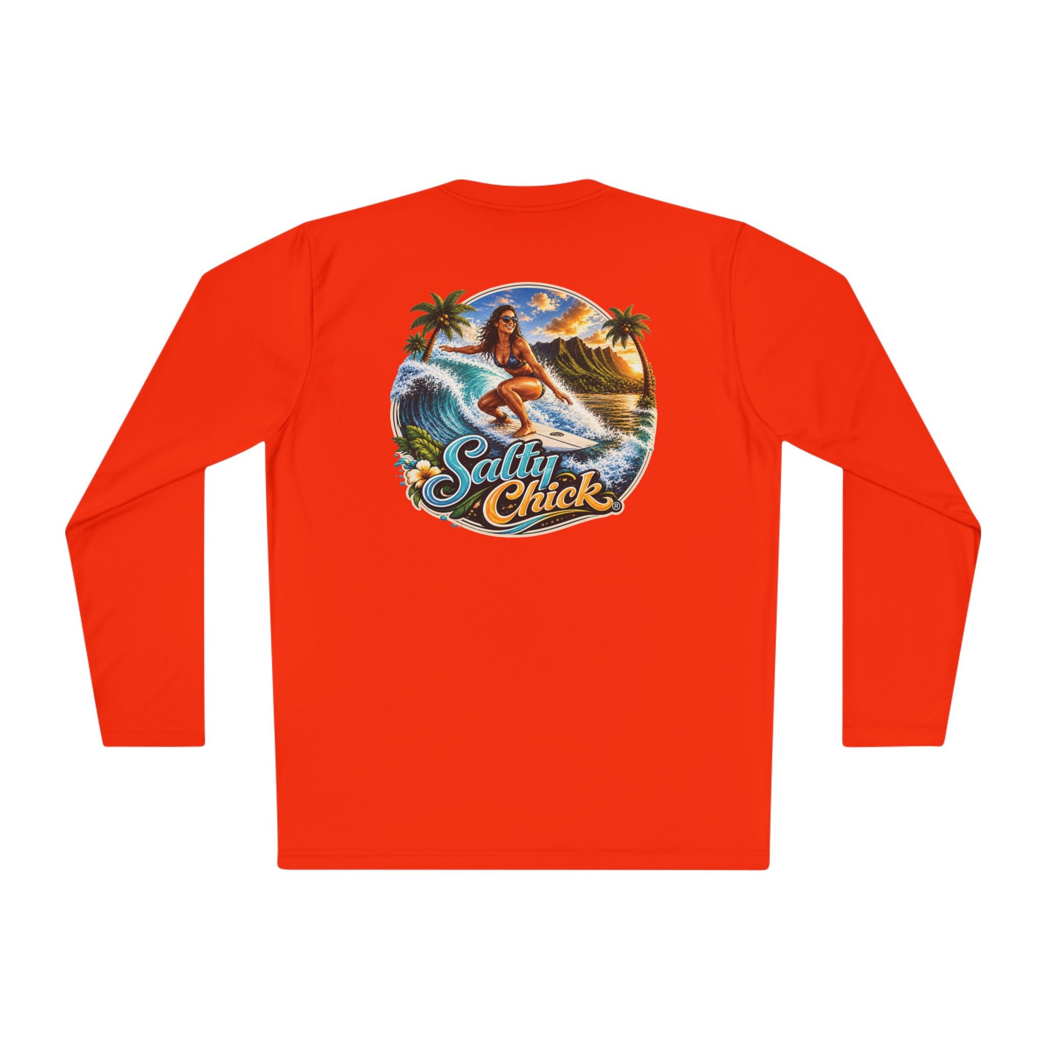 Salty Chick Surf & Swell Long Sleeve Performance Tee – Coastal Life
