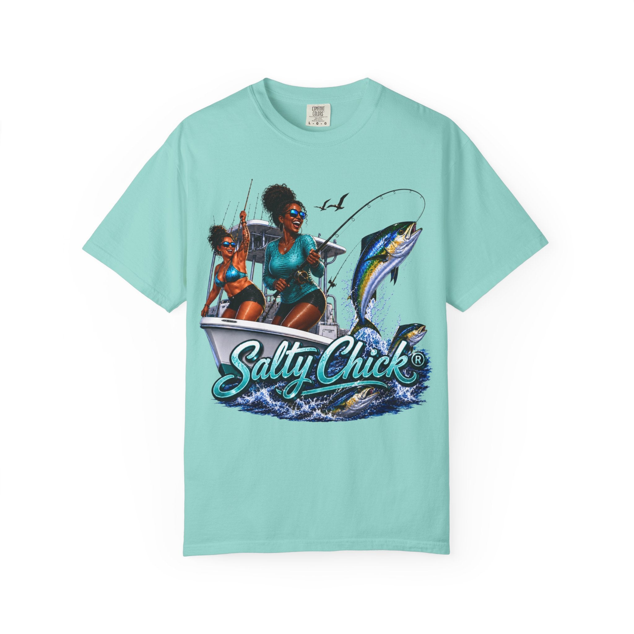 Salty Chick Sunset Ride Cotton Tee – Coastal Life