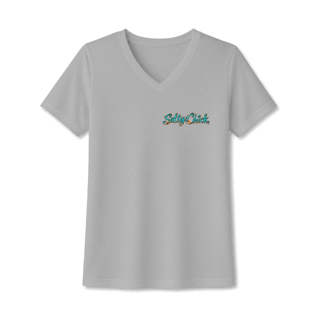 PosiCharge RacerMesh Doggie V-Neck Tee