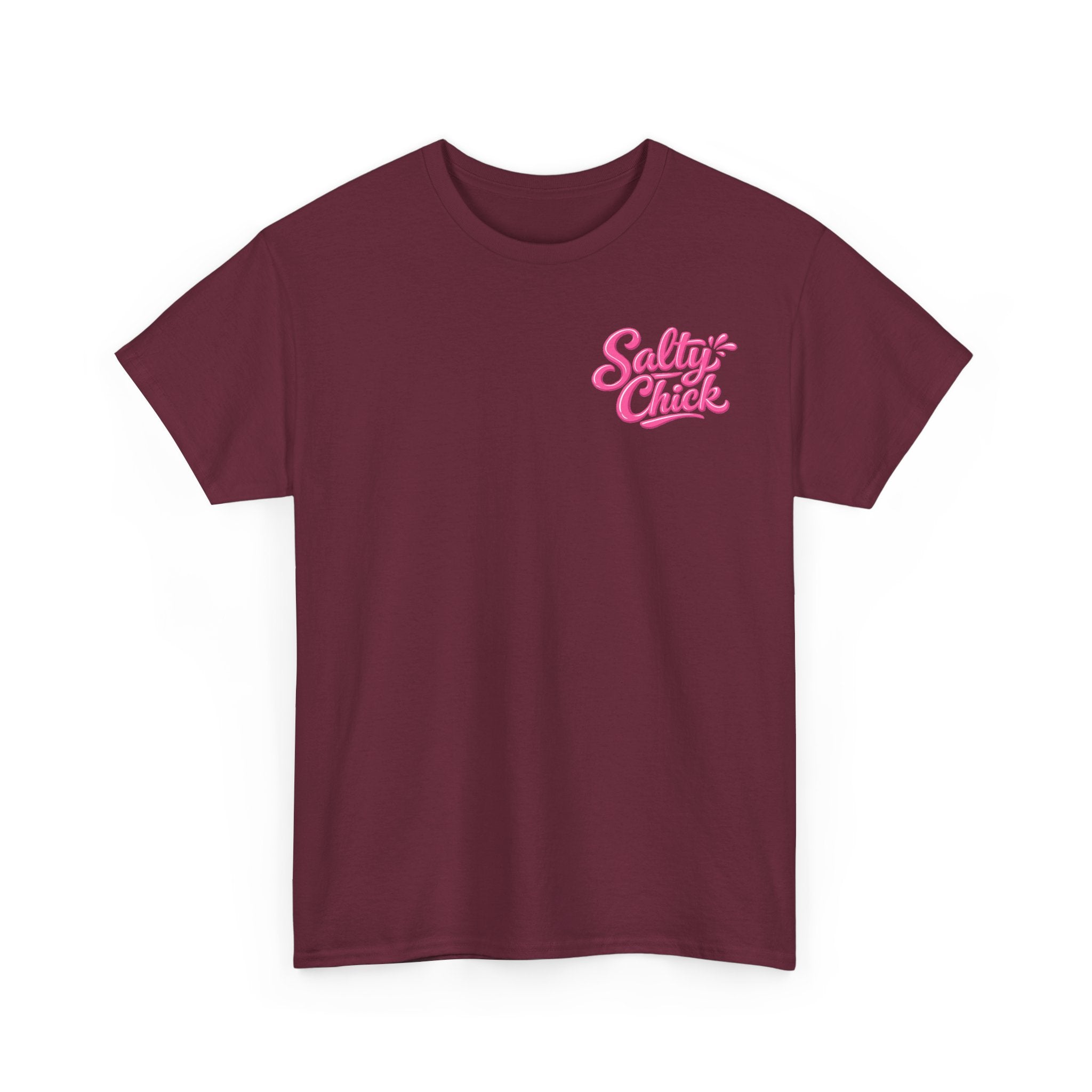 Salty Chick Hooked & Happy Heavy Cotton Tee – Fishing