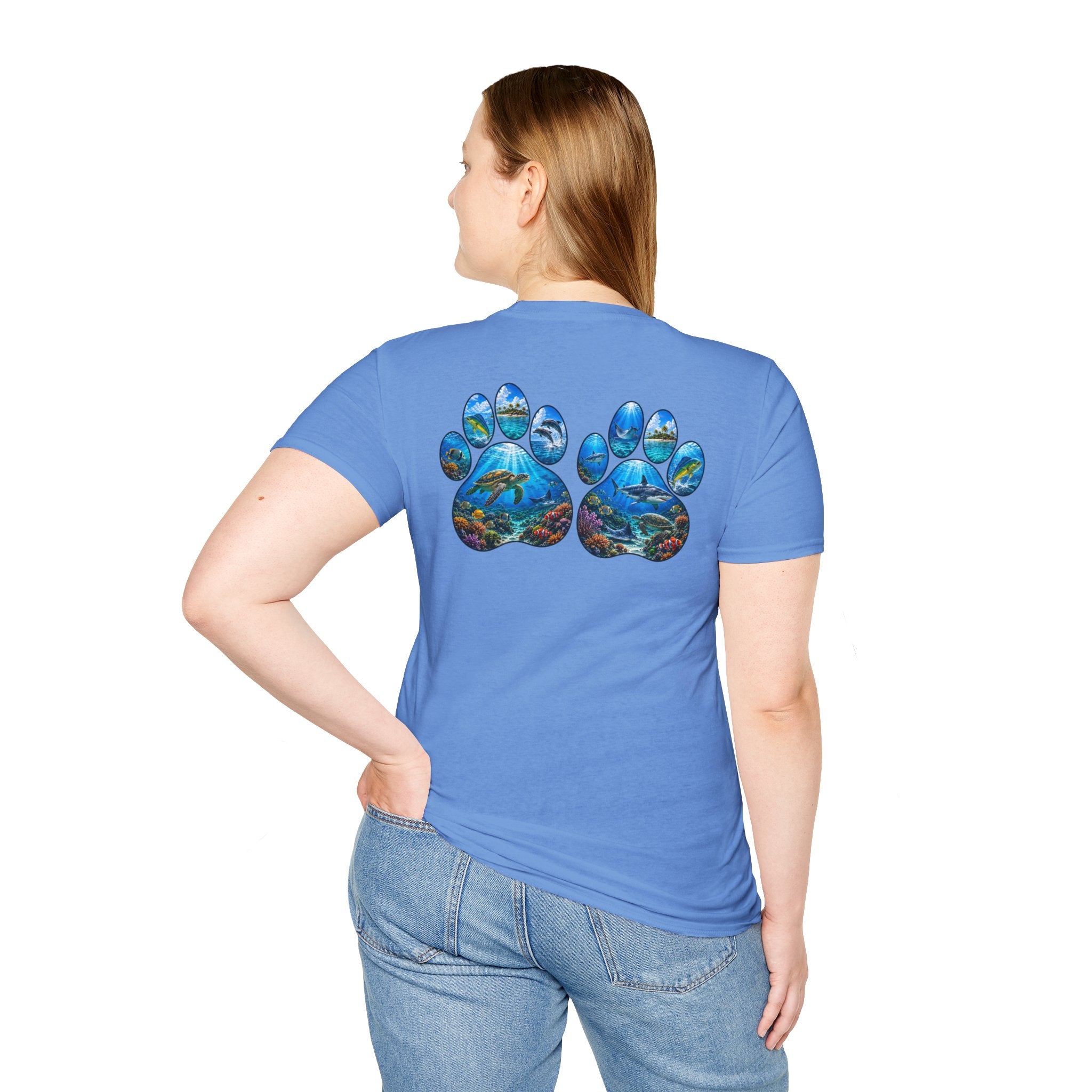 Salty Chick Dog Paws Cotton Tee – Coastal Life