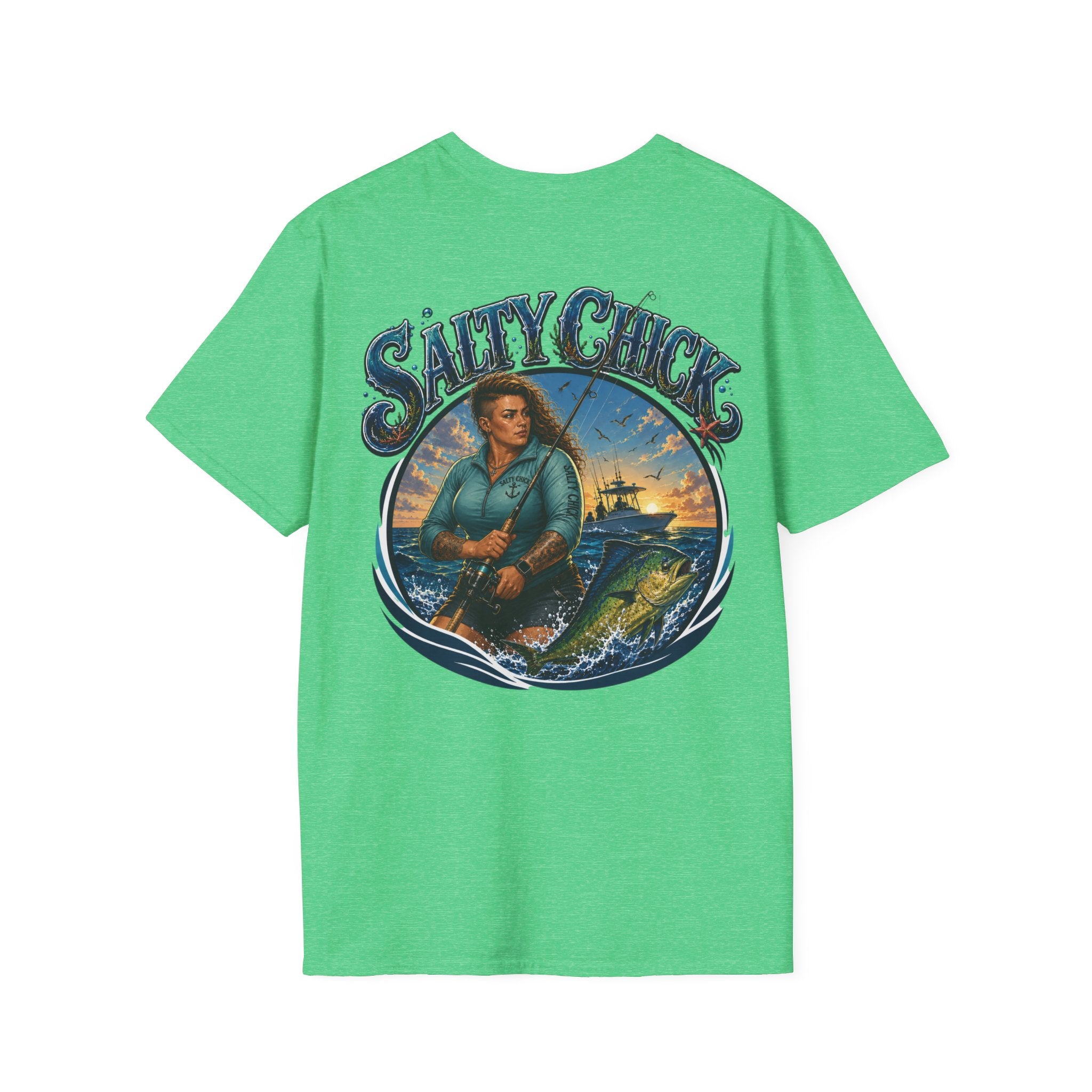 Salty Chick Saltwater Soul Cotton Tee – Fishing