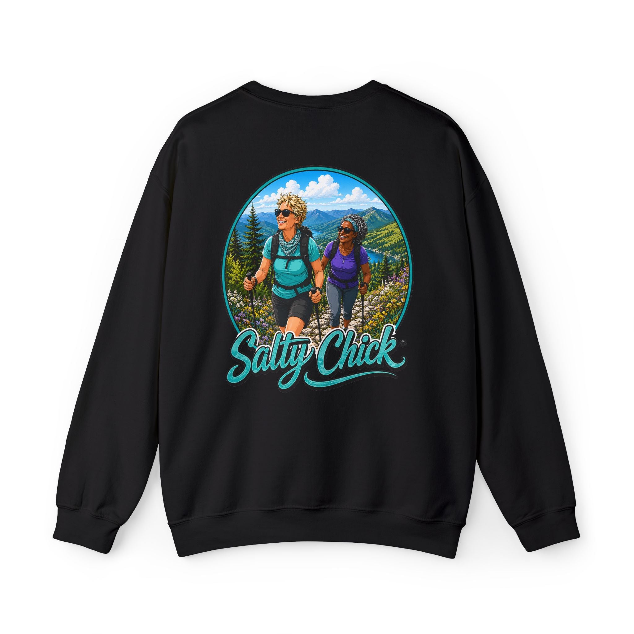 Salty Chick Summit Days Crewneck Sweatshirt – Mountain Biking & Trails