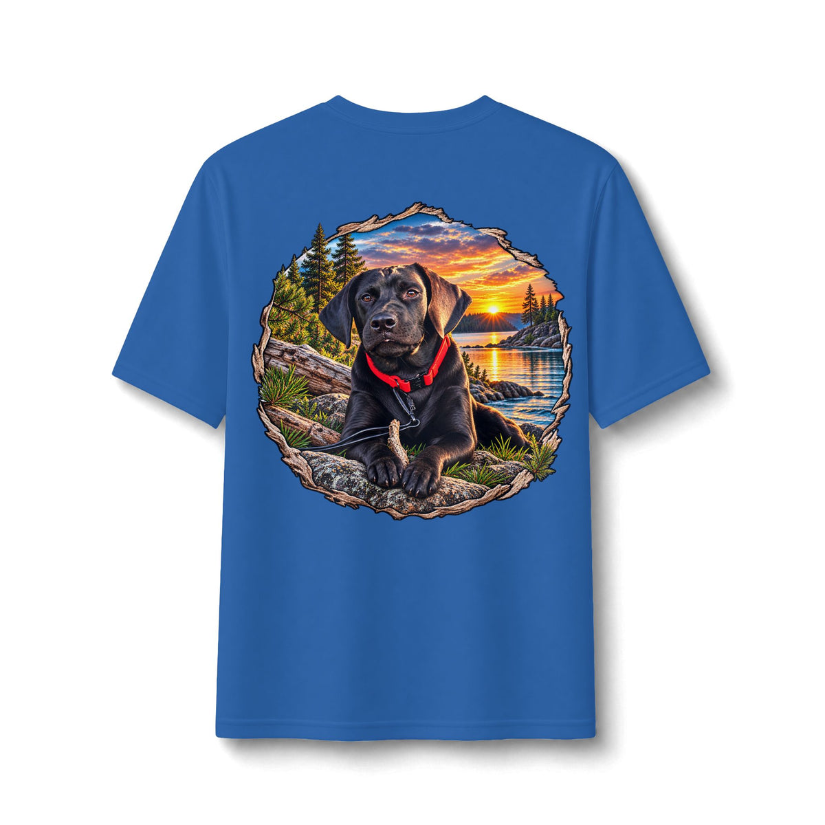 Choc Labrador Performance Tee