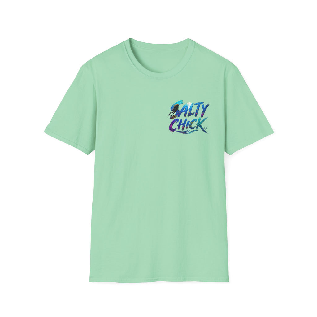Salty Chick Diver Down Cotton Tee – Coastal Life