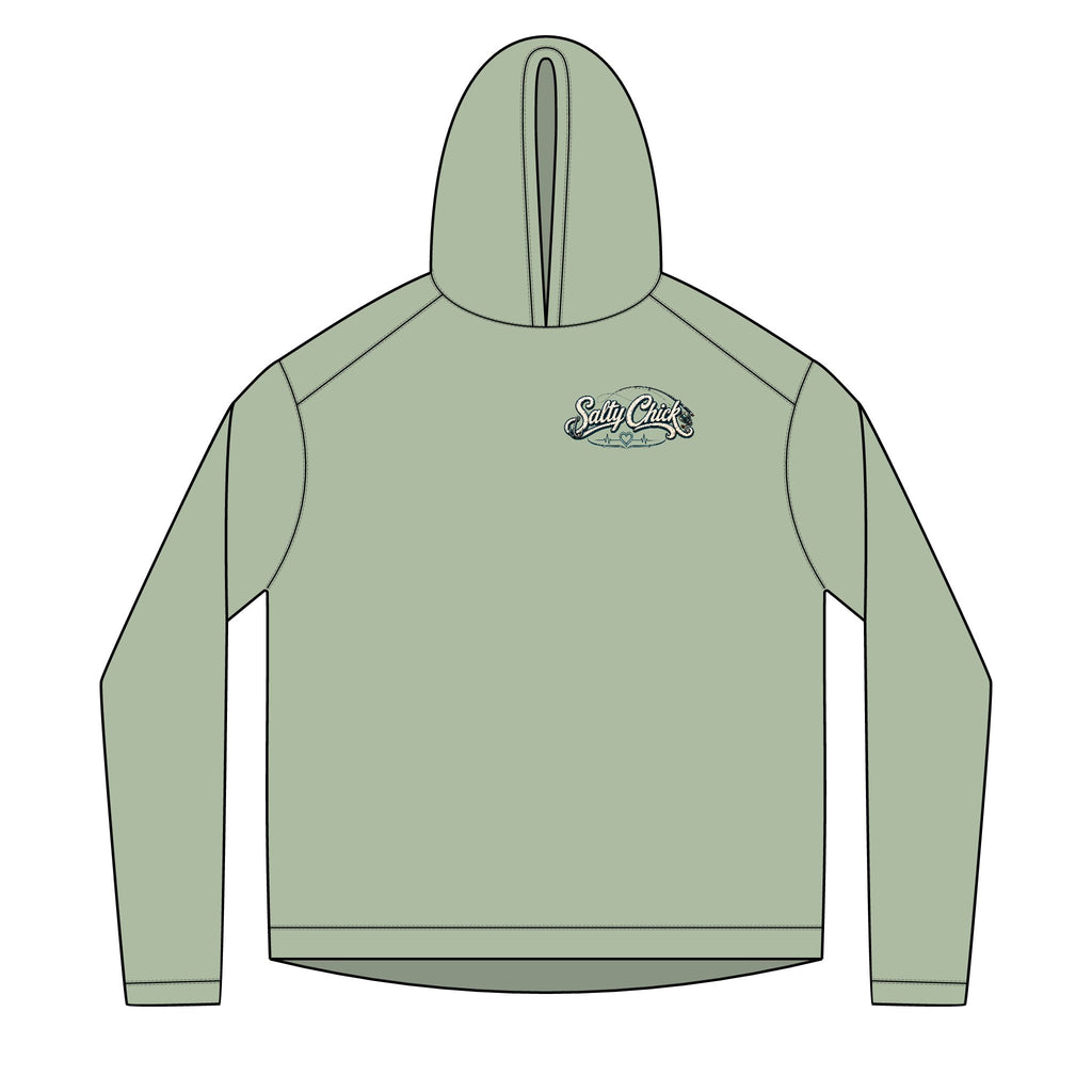 Salty Chick Lifeline Long Sleeve Solar Hoodie – Fishing