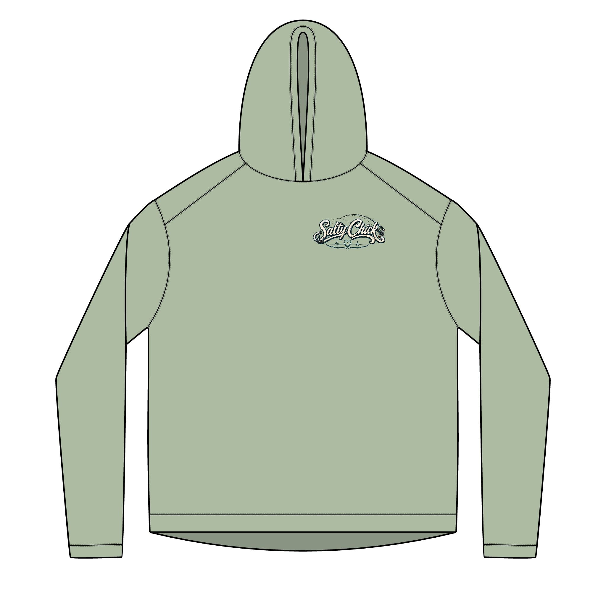 Salty Chick Lifeline Long Sleeve Solar Hoodie – Fishing