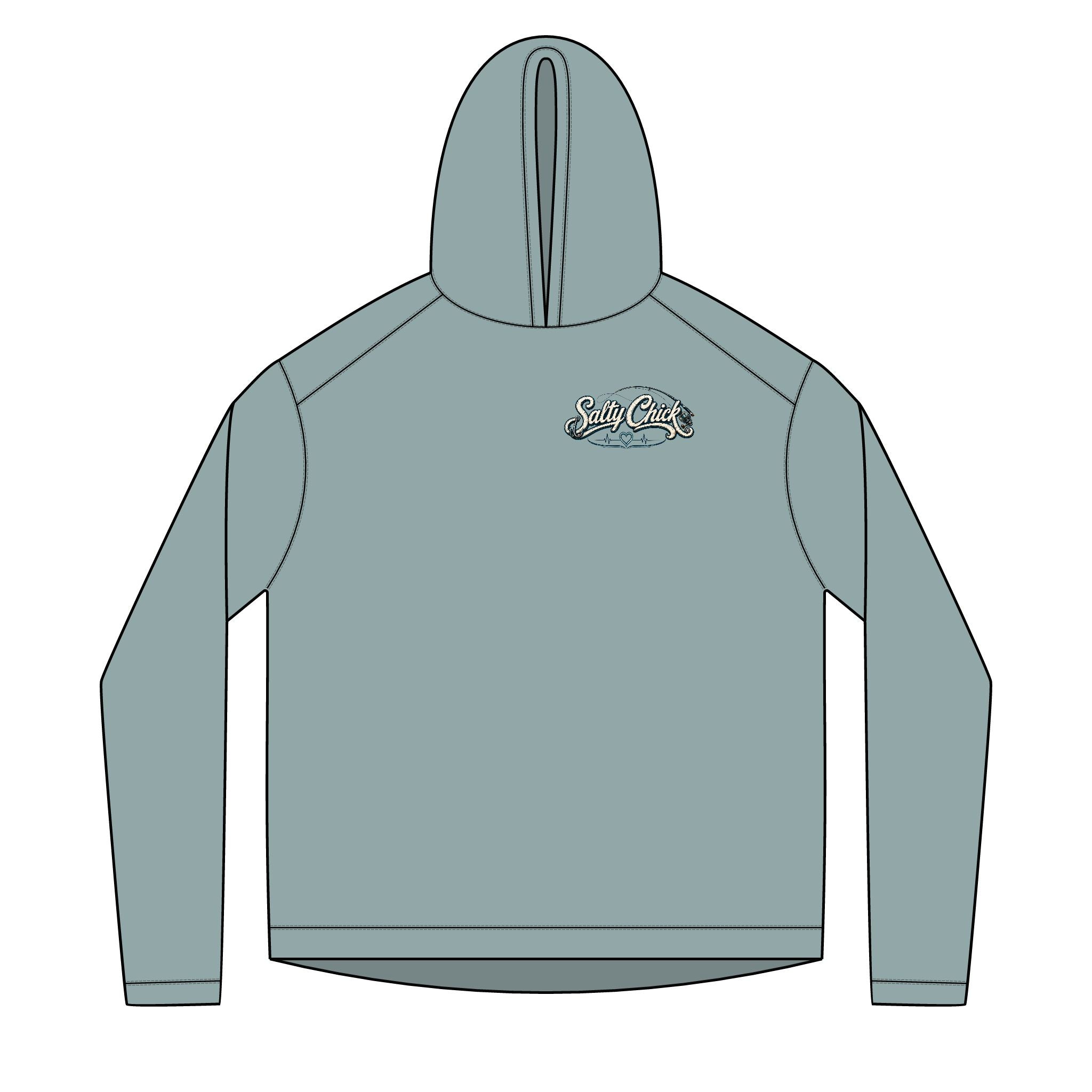 Salty Chick Lifeline Long Sleeve Solar Hoodie – Fishing