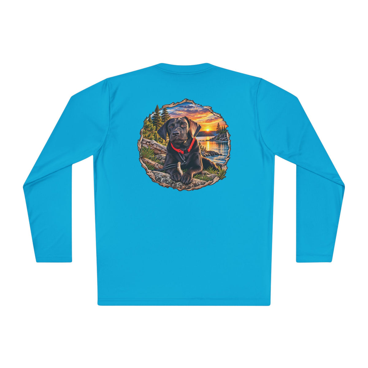 Chocolate Lab Moisture Wicking Long Sleeve