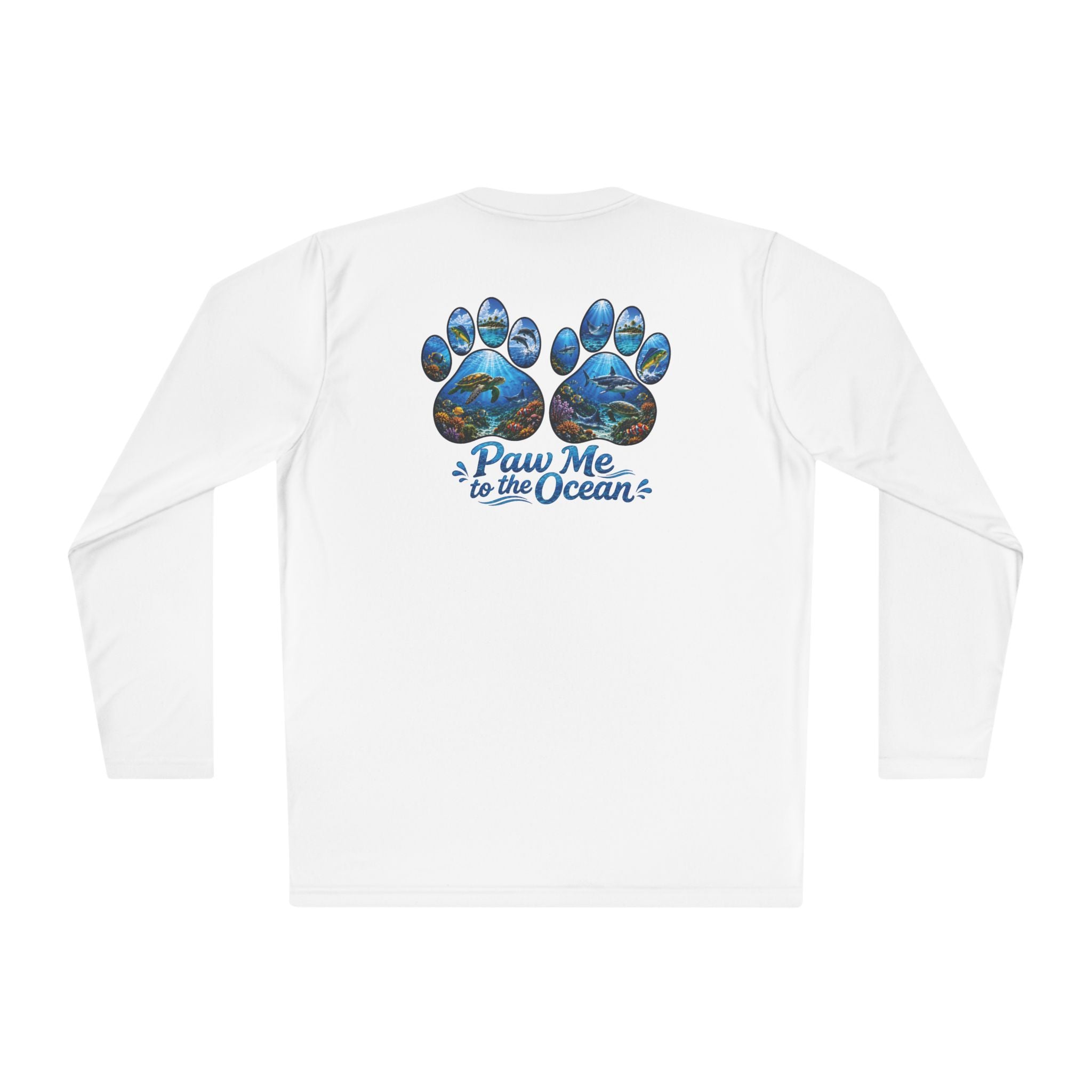 Salty Chick Paw Me to the Ocean Long Sleeve Performance Tee – Coastal Life