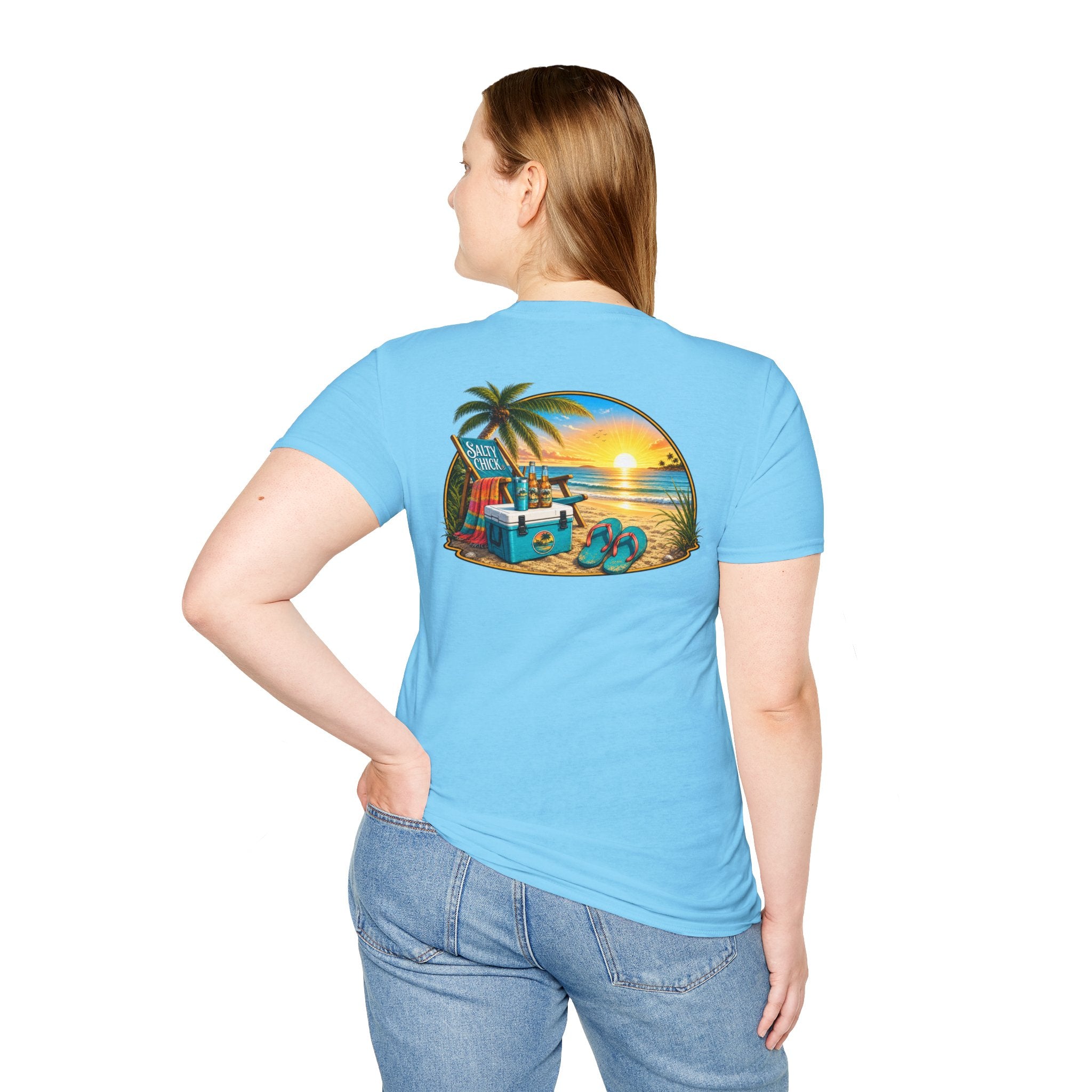 Salty Chick Shore Thing Cotton Tee – Coastal Life