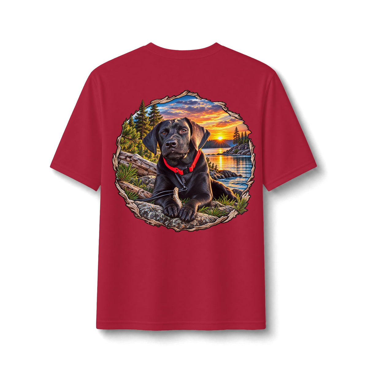 Choc Labrador Performance Tee
