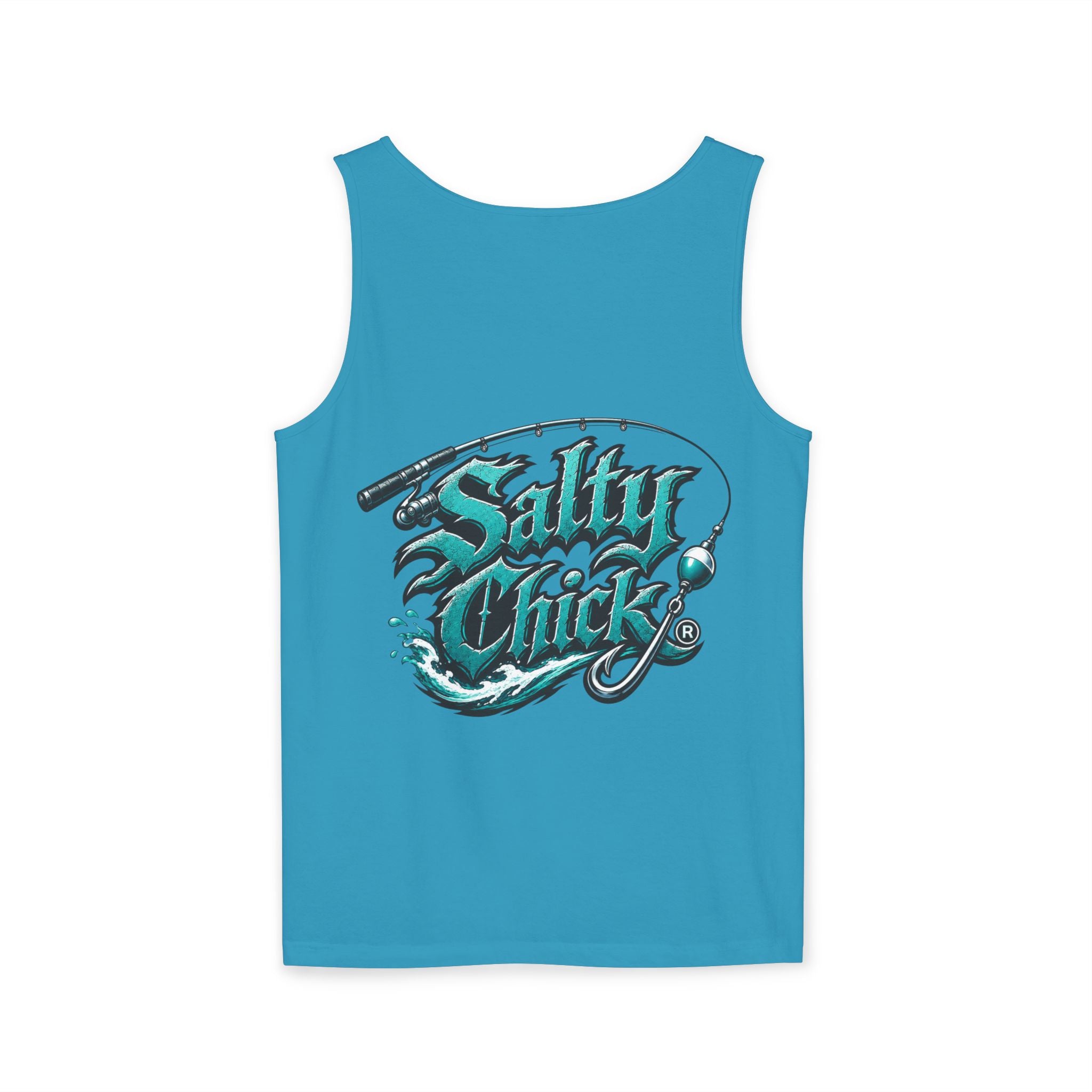 Salty Chick Tide & Hook Garment-Dyed Tank – Fishing