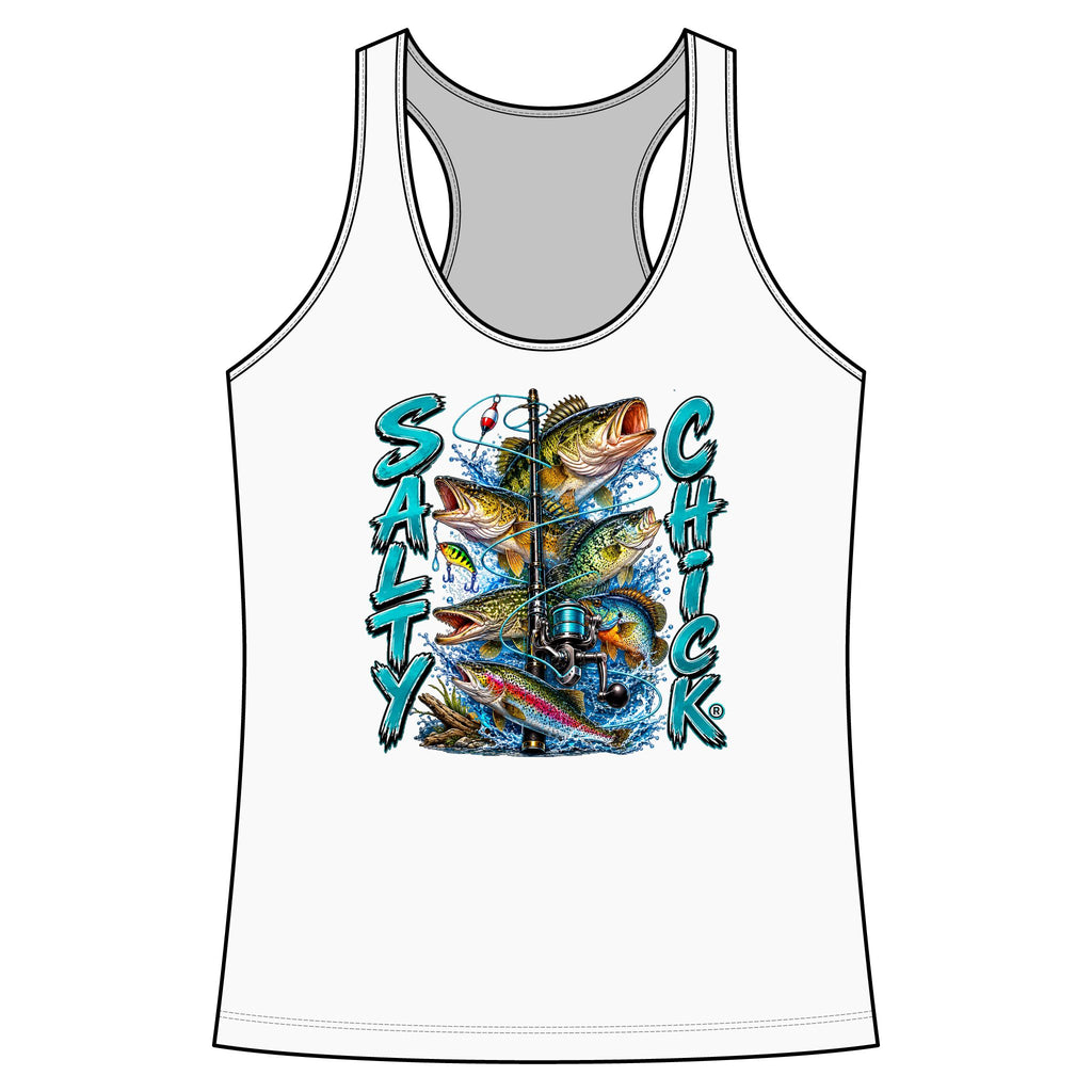 Freshwater fishing Performance Racerback Tank