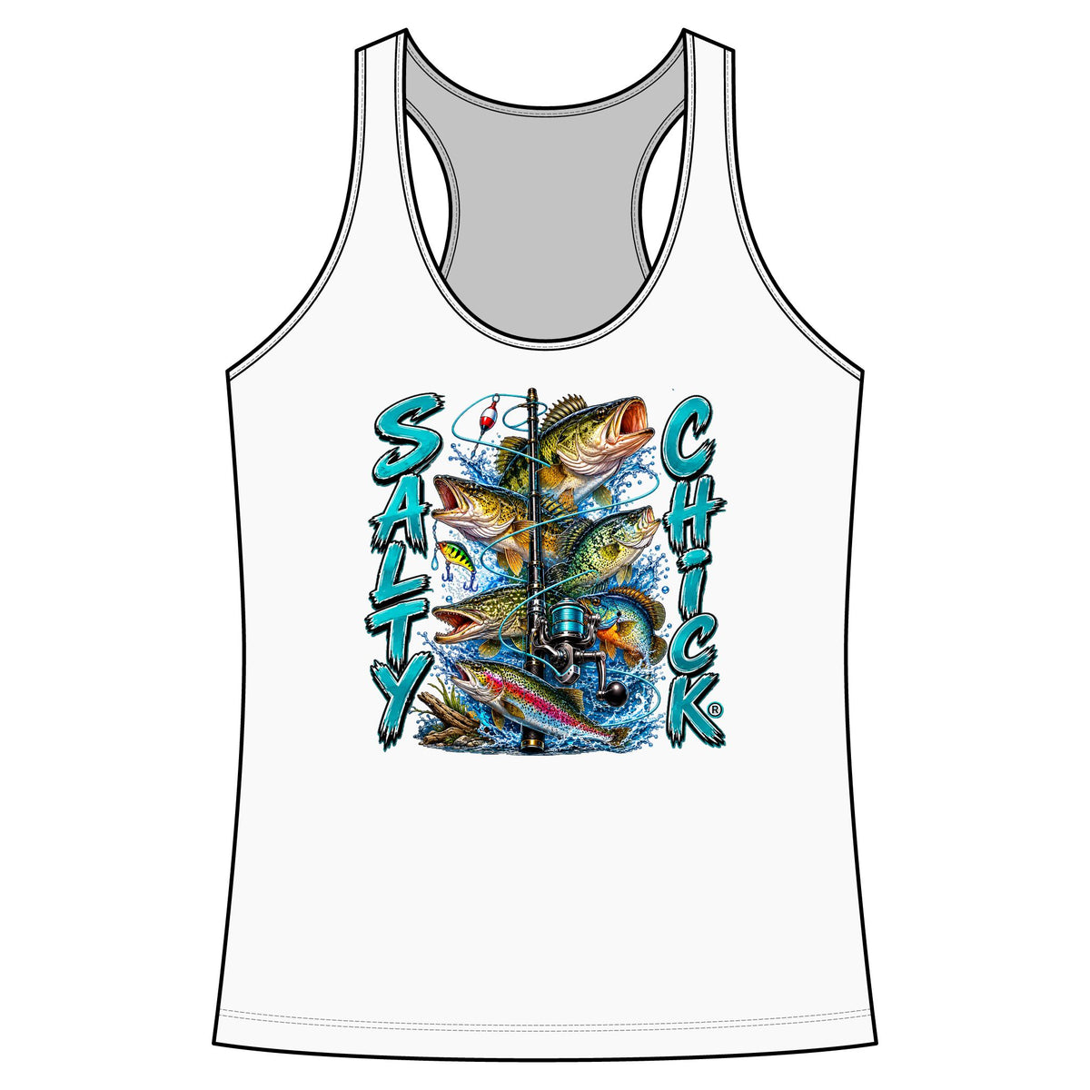 Freshwater fishing Performance Racerback Tank