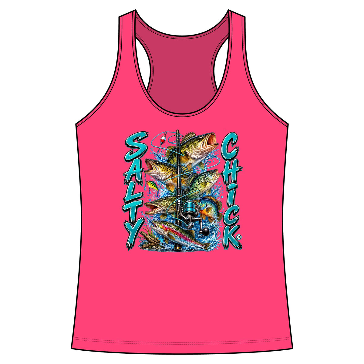 Freshwater fishing Performance Racerback Tank