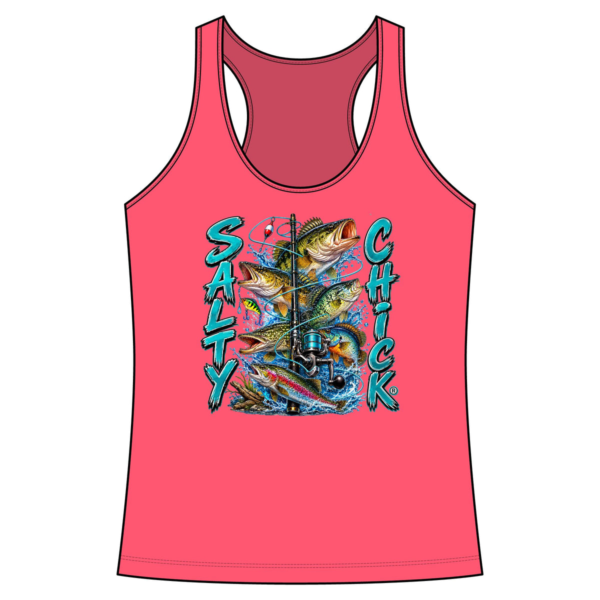 Freshwater fishing Performance Racerback Tank