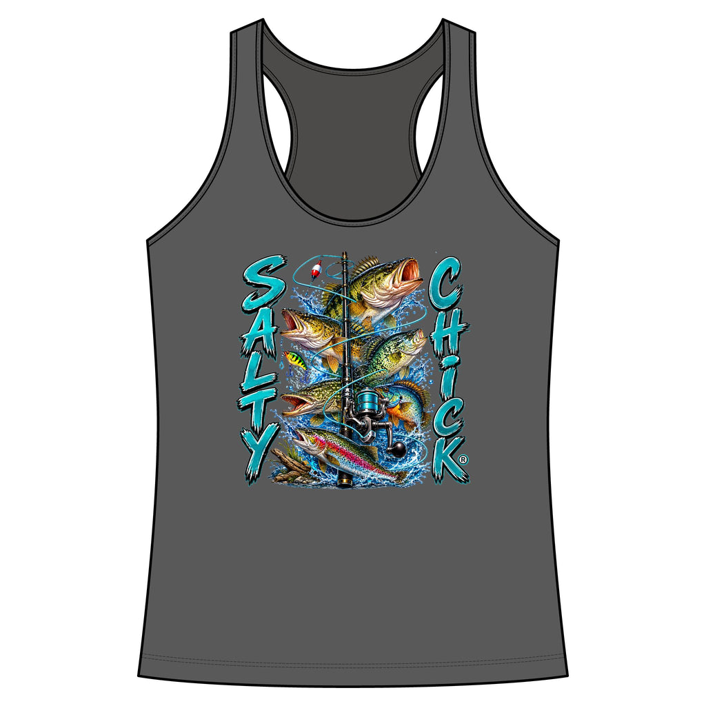 Freshwater fishing Performance Racerback Tank