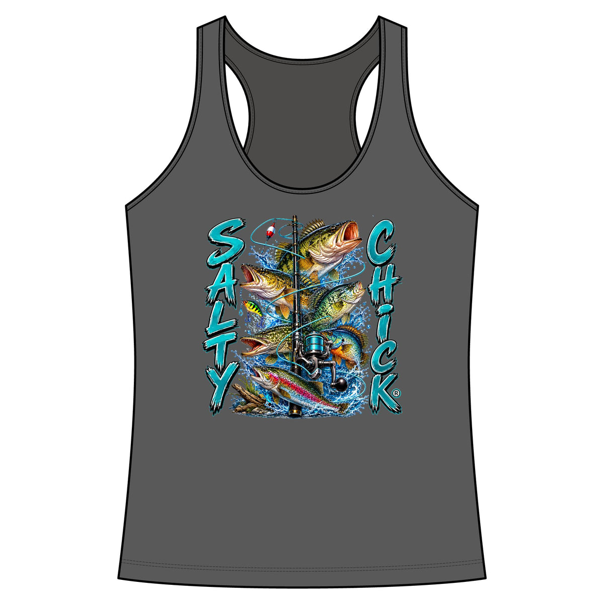 Freshwater fishing Performance Racerback Tank