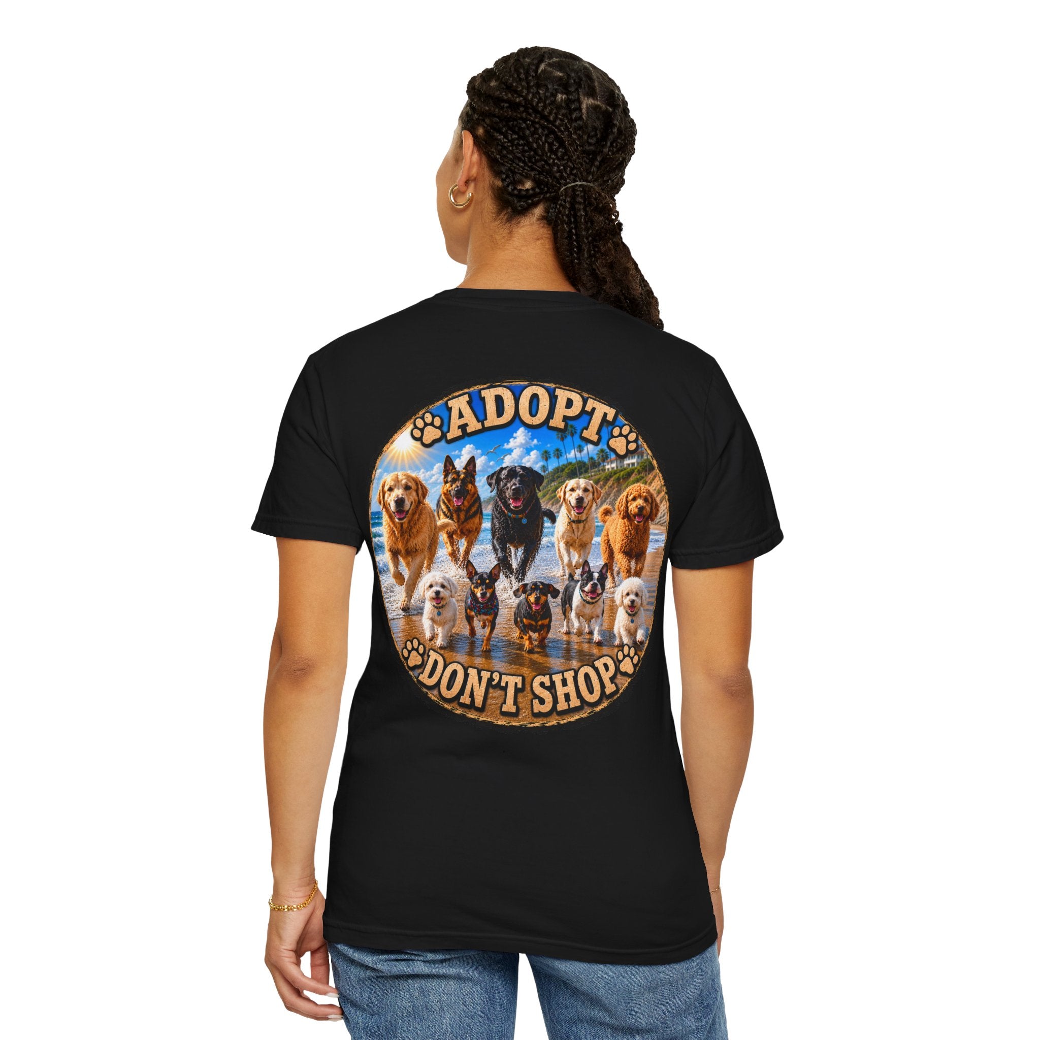 Adopt Don’t Shop Dog Cotton T‑Shirt