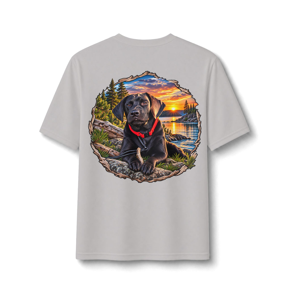 Choc Labrador Performance Tee