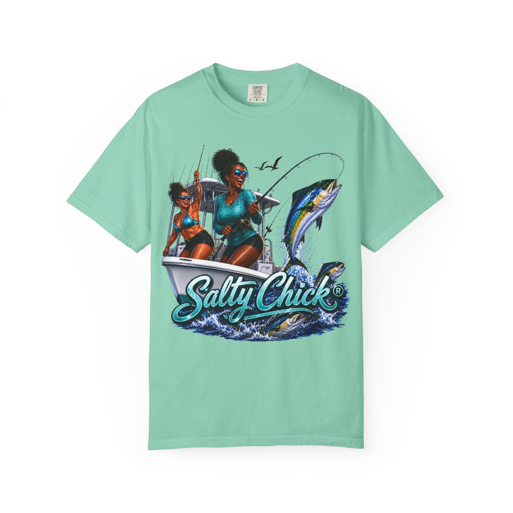 Salty Chick Sunset Ride Cotton Tee – Coastal Life