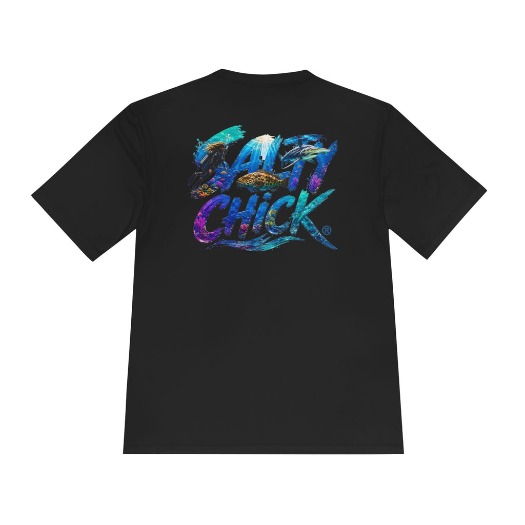 Salty Chick Dive Deep Performance Tee – Coastal Life