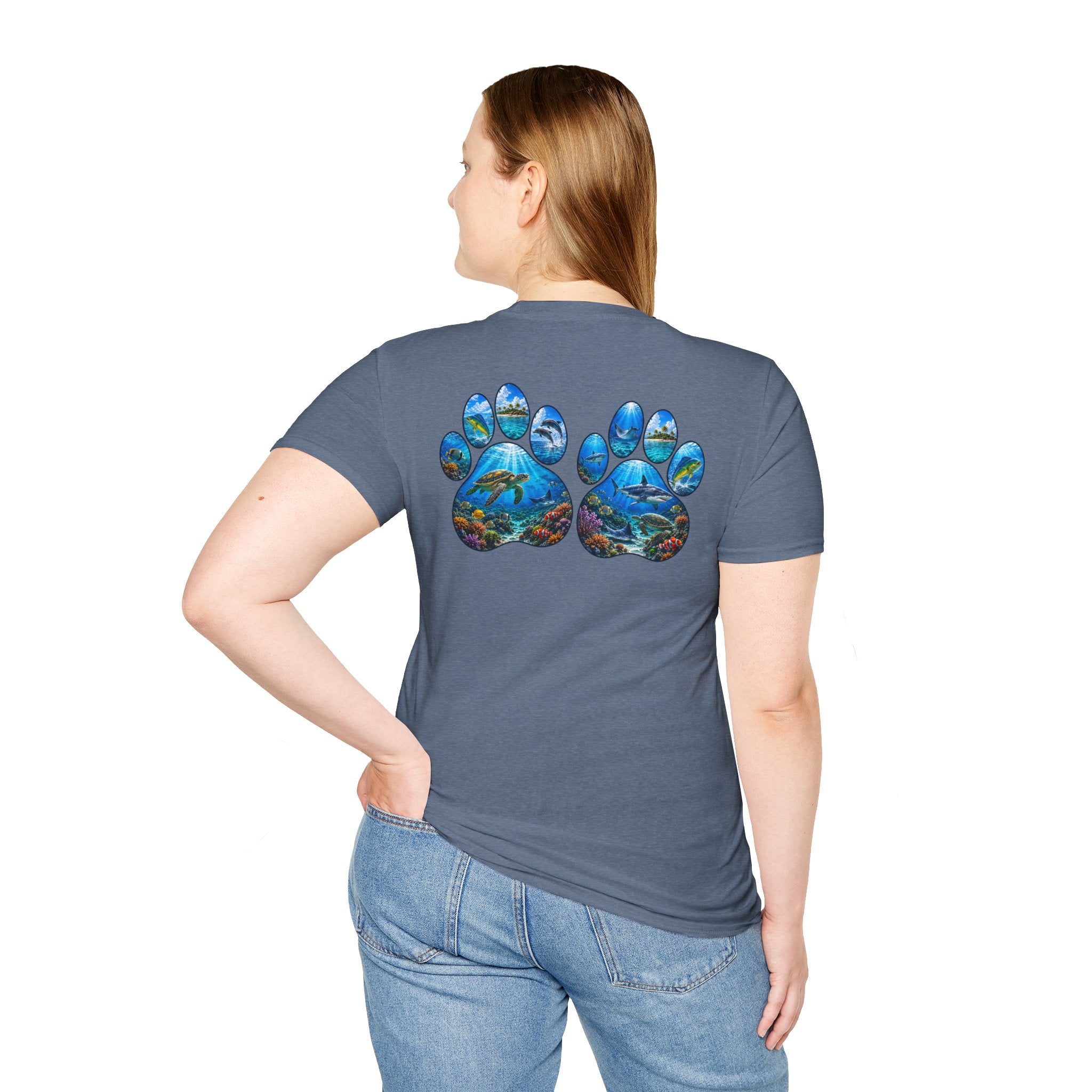 Salty Chick Dog Paws Cotton Tee – Coastal Life