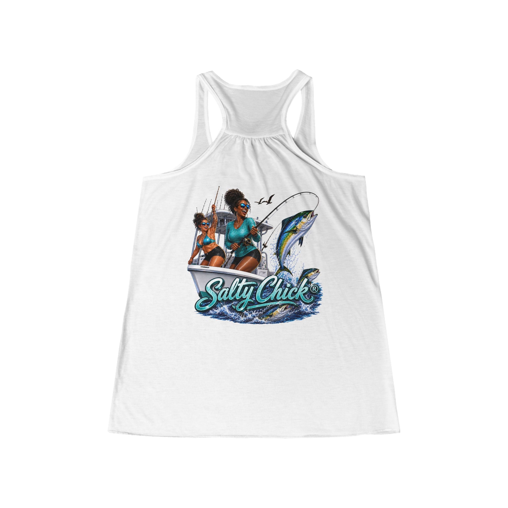 Salty Chick Saltwater Vibes Racerback Tank – Fishing