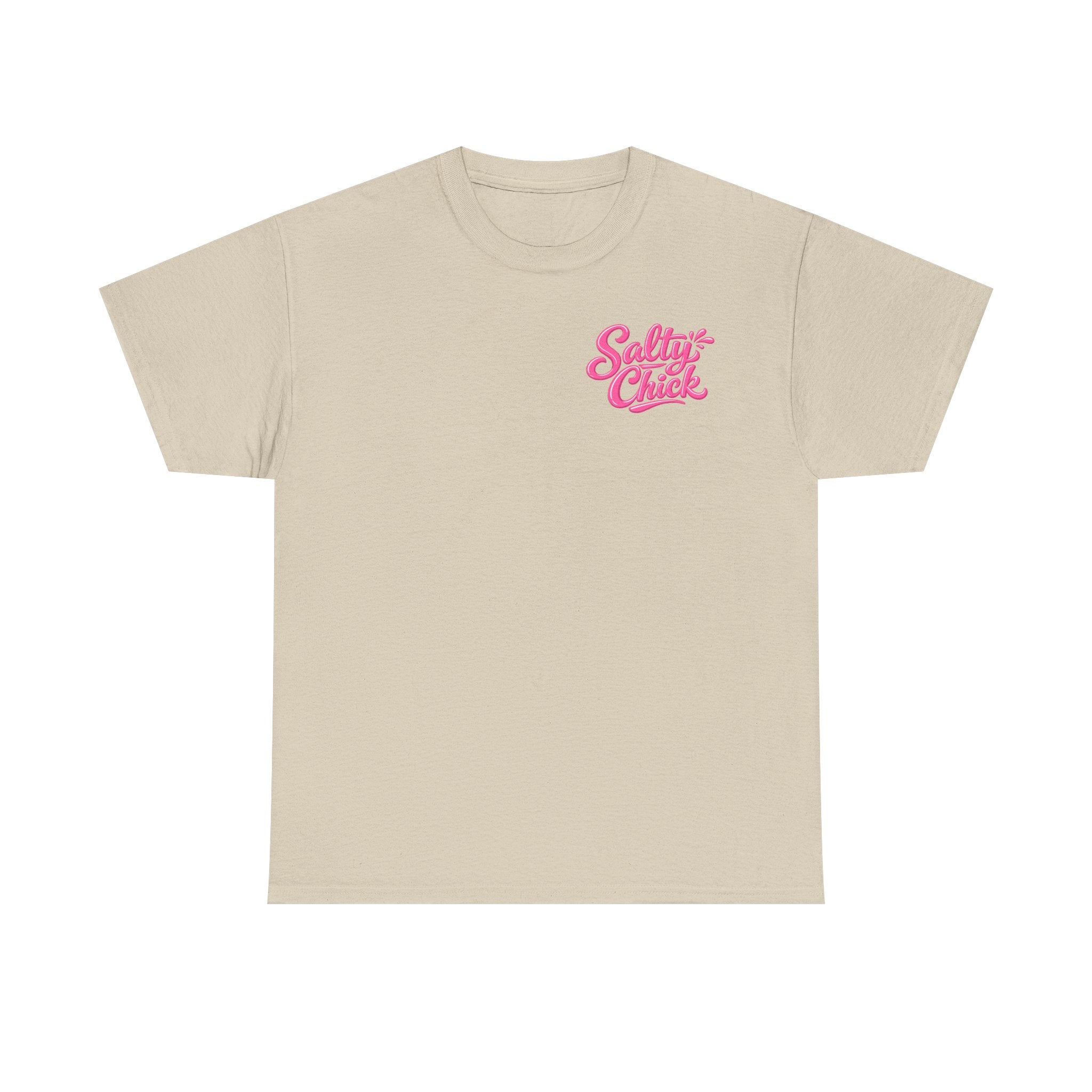 Salty Chick Hooked & Happy Heavy Cotton Tee – Fishing