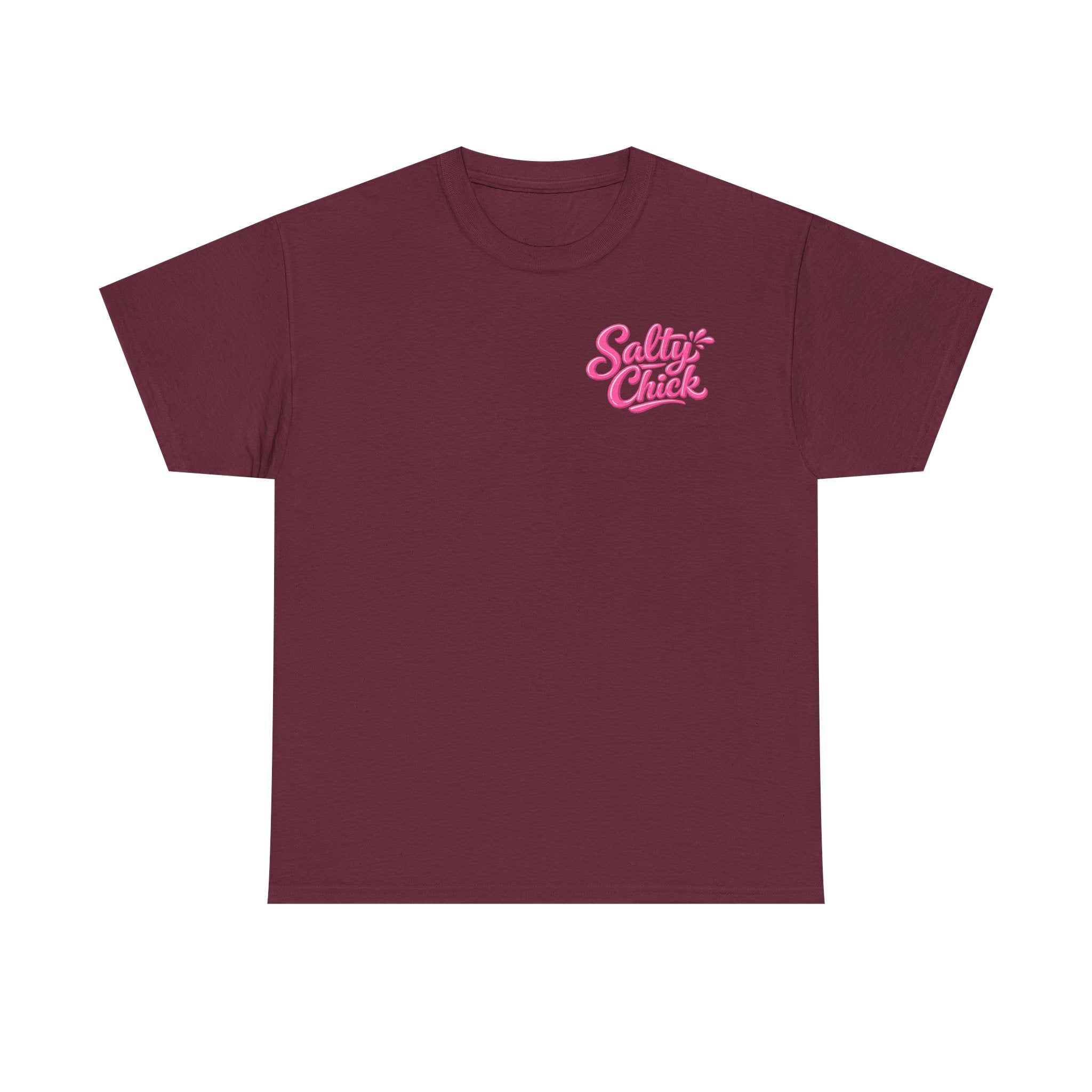 Salty Chick Hooked & Happy Heavy Cotton Tee – Fishing