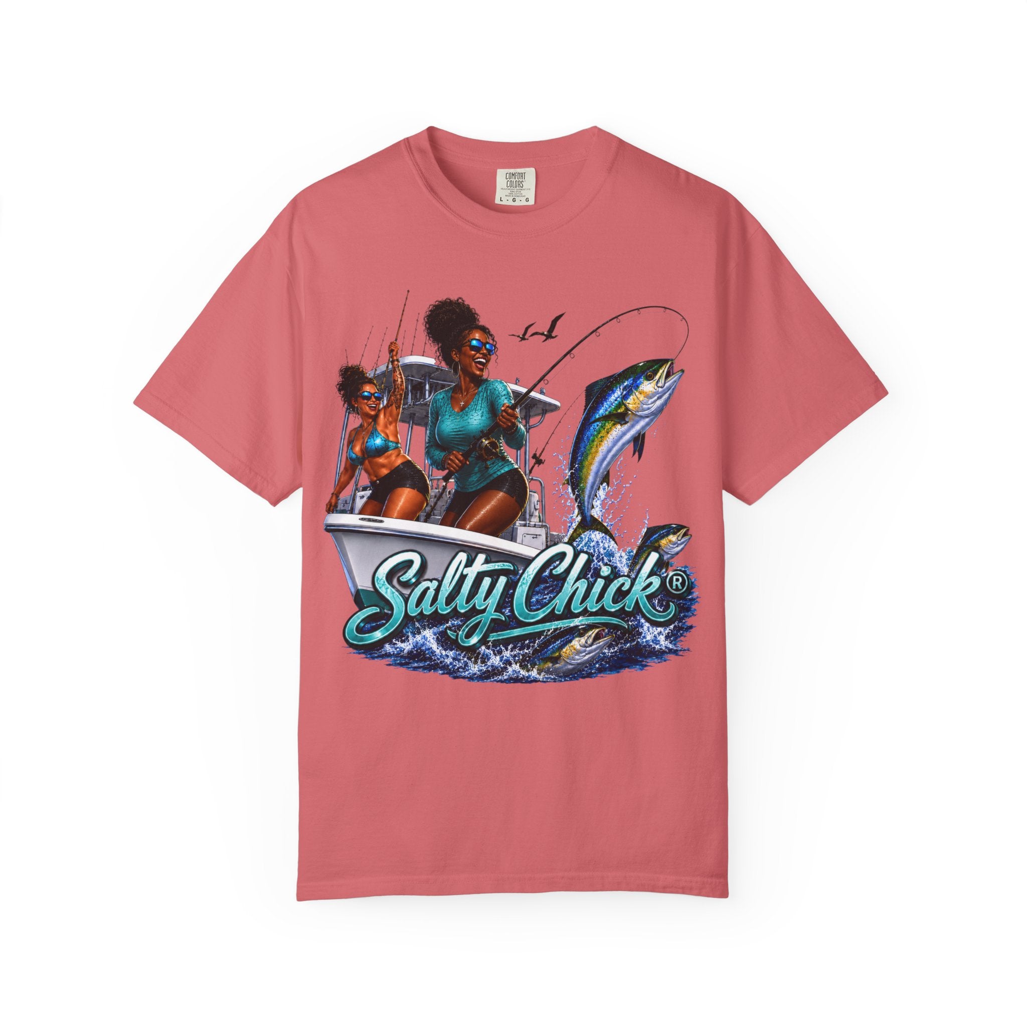 Salty Chick Sunset Ride Cotton Tee – Coastal Life