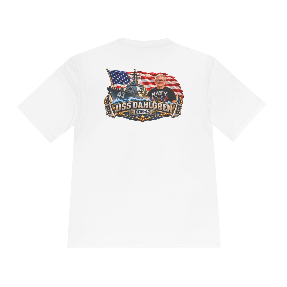 Dave’s Navy Performance Tee