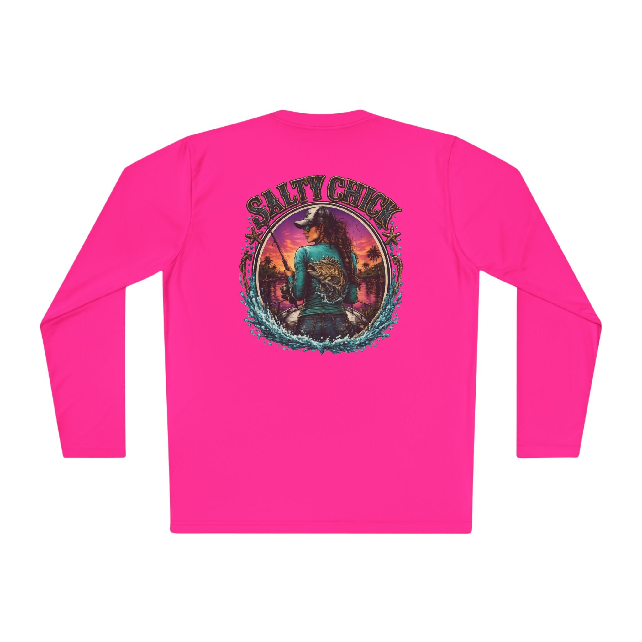 Salty Chick Cast & Reel Long Sleeve – Fishing