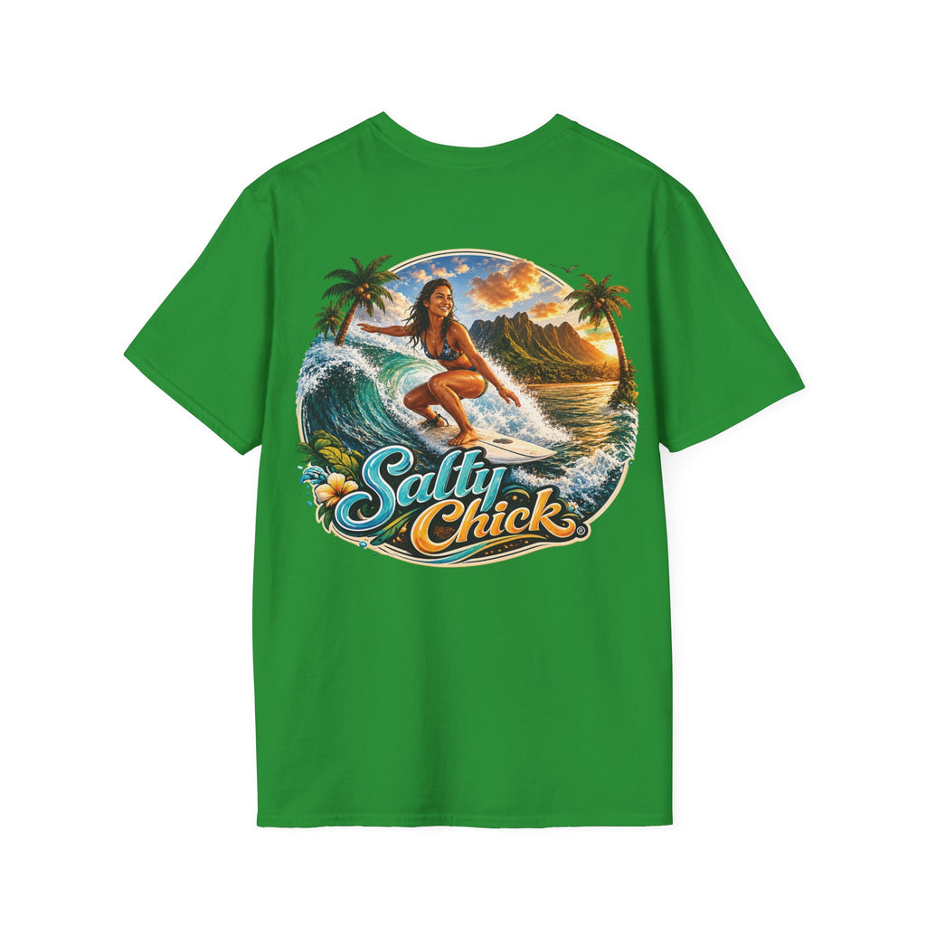 Salty Chick Surf's Up Cotton Tee – Coastal Life